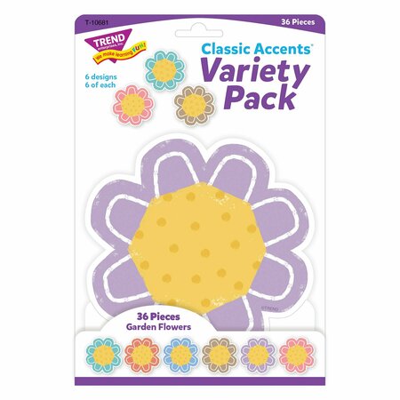 Trend Garden Flowers Classic Accents Variety Pack, 108PK T10681